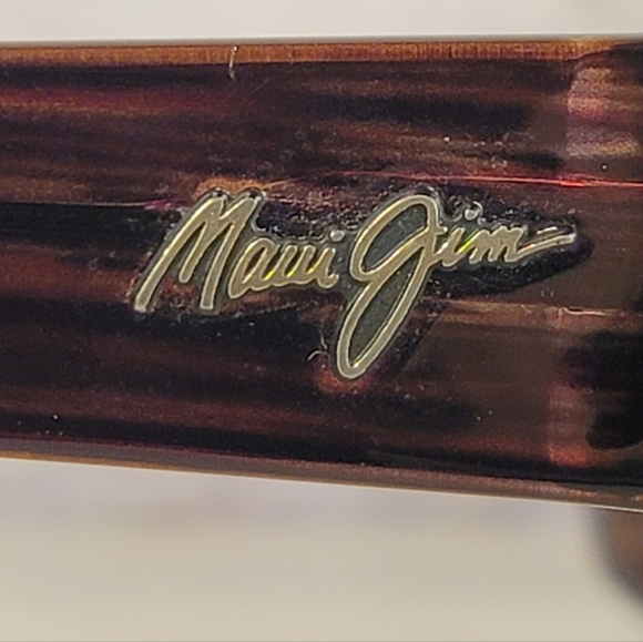 Authentic Maui Jim MJ 250 Lava Flow - Brown Tortoise - Discontinued/Rare - Picture 12 of 12